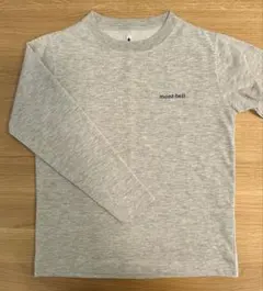 mont-bell モンベル長袖カットソー 130サイズ グレー