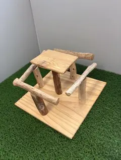 うさぎハウス 小動物用 木製ハウス 隠れ家 手作り 全て天然素材 - メルカリ