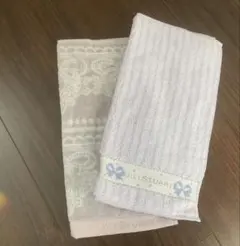 JILL STUART 薄紫色 タオルハンカチ 2枚セット