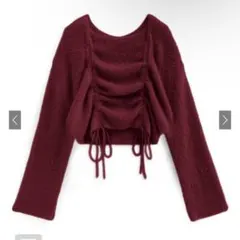 【最終値下げ】ドロストフェザーニットトップス[tu1498]