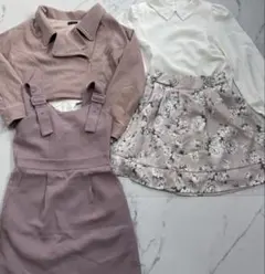 evelyn ライダース　トップス　スカート 春服