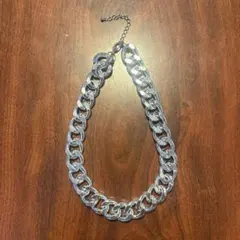 シルバー チェーンネックレス アジャスター付き