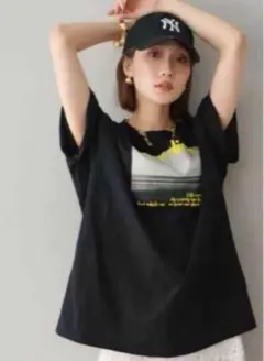 フォトビッグTシャツ ブラック /lumier同型のサムネイル