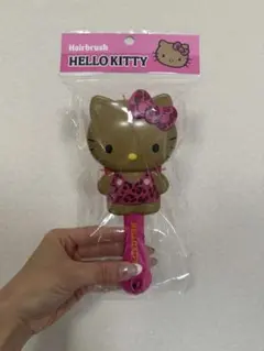 日焼けキティ ヘアブラシ ピンク