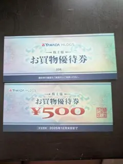 ヤマダ電機　お買物優待券　優待券　YAMADA HDGS