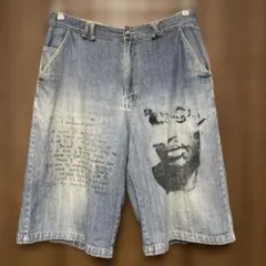 新品☆MAKAVELI ハーフパンツ デニム 2pac 90s 00s BBOY - メルカリ