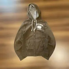 あ*様 Abercrombie&Fitch ジップパーカー　ブラウン　Mサイズ