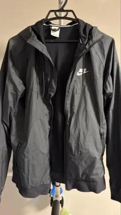 【美品】NIKE ナイキ ウインドランナー フーディ ジャケット 黒 Mサイズ