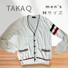 TAKA Q メンズ カーディガン オフホワイト M