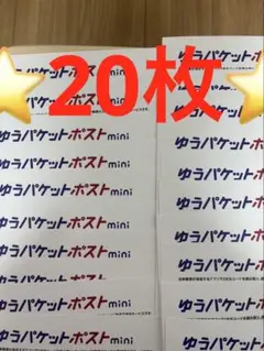 ゆうパケットポストmini 専用封筒 20枚セットその137