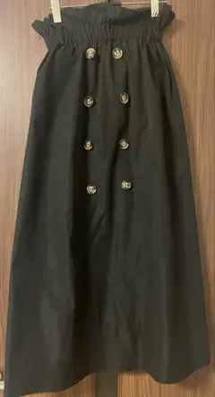 ⭐︎SALE⭐︎【2WAY】ワンショルダーフレアスカート 装飾ボタン付き