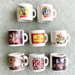 ディズニー Disney ミニチュア マグカップ 8個 まとめ売り 新品未使用