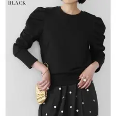 ELFRANK エルフランク パワーショルダープルオーバー ブラック