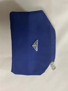 PRADA ネイビー ナイロン ポーチ