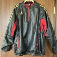 美品　adidas プロフェッショナル ジャケット 黒/赤　Mサイズ