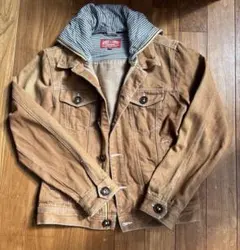 AUTHENTIC&COMPANY デニムジャケット ブラウン Lサイズ