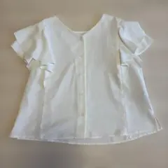 ロペピクニック　フレアスリーブブラウス 38 ホワイト