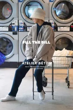ATELIER BETON × FILL THE BILL別注シャツ