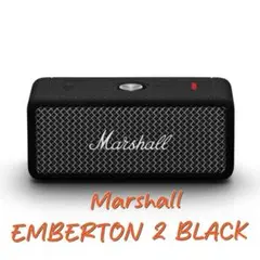 Marshall Emberton I マーシャル ブラック 動作確認済 - メルカリ
