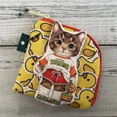コヤンイサムチョン L字ファスナーポーチ リトルサンダー×レトロアヒル