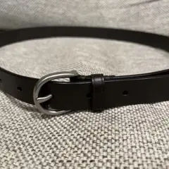 ユニクロ　本革ナローベルト　ダークブラウン　Lサイズのサムネイル