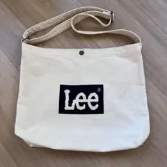 【値下げ】Lee トートバック　ショルダーバッグ　アイボリー キャンバス