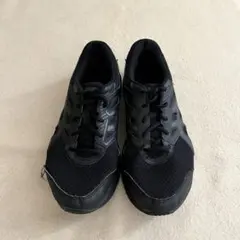 【訳あり】ASICS アシックス スニーカー ブラック メンズ　27.5cm 黒のサムネイル