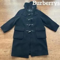 Burberry's ブラック ダッフルコート XL チェック