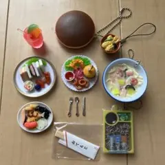 ガチャガチャ　カプセルトイ　フィギュア　食べ物　8点セット