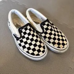 Vans チェッカー スリッポン　19cm