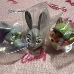 ズートピア ファッションリング 幼少期 ニック、ジュディ、フィニック