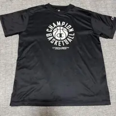 バスケ半袖 L 黒色