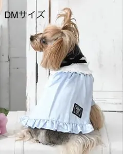 『新品』ANNA SUI 犬服　水色サテンワンピース　DMサイズ