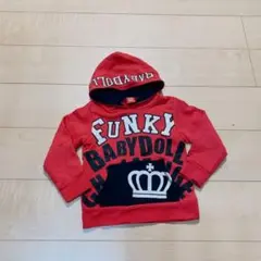 ベビードール♡BABYDOLLロゴ有りフード付きパーカー トレーナー