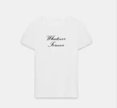 zara テキストTシャツ　ミニT