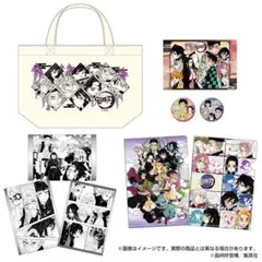 鬼滅の刃　原画展　柱セット　トート　缶バッジ　クリアファイル　ポストカード
