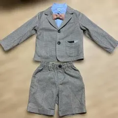BREEZE 男の子 フォーマルスーツ シャツ　蝶ネクタイ　4点セット