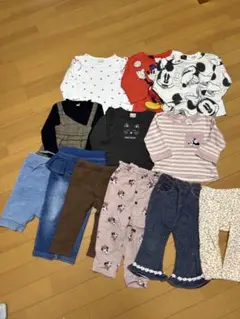 女の子 80サイズ 秋服 ロンＴ ZARA プティマイン メゾピアノ ミッキー