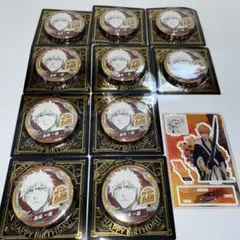【新品未開封】BLEACH 黒崎一護 バースデー缶バッジ 10点 ＆ ジオラマ