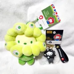 ミャクミャク ポチャッコ ぬいぐるみ カラビナ 推しカラー キーホルダー セット