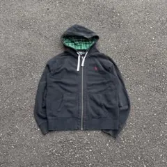 90s Polo by Ralph Lauren zip hoodie ブラック