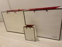 COACH 紙袋 ショッパー まとめ売り 3点／ヴィンテージ・使用感あり