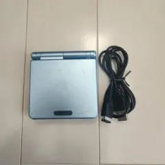 ゼ*ル様 ゲームボーイアドバンスSP 本体 青 USBケーブル、ソフト3本付き