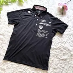 DESCENTE Move Sport ポロシャツ ボタンダウン　サイズL