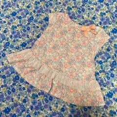 センスオブワンダー　リバティ　ペプラムトップス