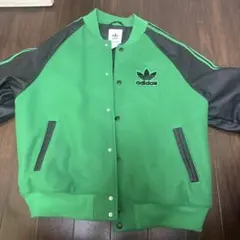 adidas アディダス バーシティジャケット グリーン