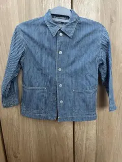 ストライプデニムジャケット