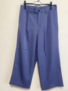 mono-mart モノマート　ワイドパンツ　メンズ　XL 青　ブルー　スラック