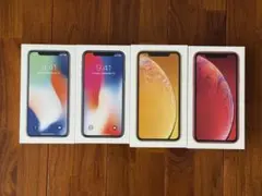 【箱のみ】iPhone X ＆ XR 4個セット