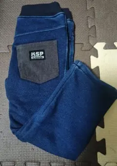 クレードスコープ　 ダークブルー 裏起毛パンツ 100cm~